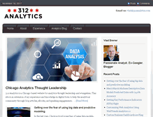 Tablet Screenshot of 312analytics.com